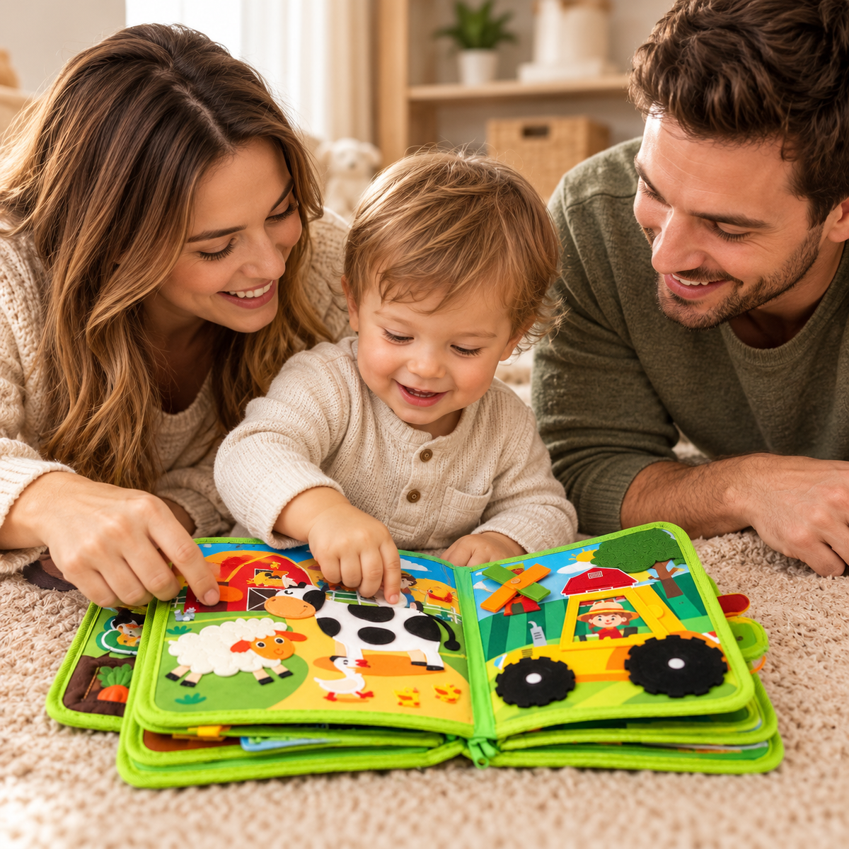 Granja Mágica-Libro sensorial Montessori